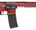 158562 Black Rain Ordnance BROWTPRB Spec 15+ We The People 5.56x45mm NATO 30+1 16", Red Battleworn with Deep Engraving, 15" Slim M-LOK, Magpul Grip/Carbine Stock, Castle Flash Hider