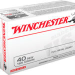 15871 Winchester Ammo USA40SWVP USA Value Pack 40 S&W 165 gr Full Metal Jacket 100 Per Box/ 5 Case