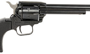 Heritage Mfg RR22B6PGHOL Rough Rider  22 LR 6 Shot, 6.50" Black Oxide Steel Barrel, Black Oxide Zinc Alloy Frame, Black Oxide Cylinder, Black Polymer Grip, Exposed Hammer