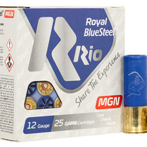 Rio Ammunition RBSM402 Royal BlueSteel Magnum 12 Gauge 3" 1 3/8 oz 2 Shot 25 Per Box/ 10 Case