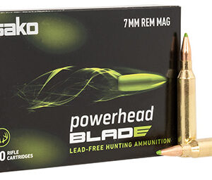 SAKO (TIKKA) JASPHB7MMRM140B PowerHead Blade 7mm 140 gr 20 Per Box/ 10 Case
