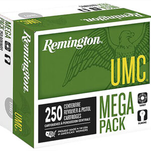 Remington Ammunition 23779 UMC Mega Pack 40 S&W 180 gr Full Metal Jacket 250 Per Box/ 4 Case