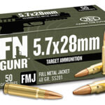 159501 FN 10700032 GUNR 5.7x28mm 40 gr Full Metal Jacket 50 Per Box/ 10 Case