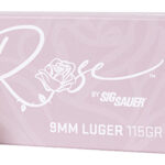 159697 Sig Sauer E9MMB1ROSE50 Rose 9mm Luger 115 gr Full Metal Jacket 50 Per Box/ 20 Case