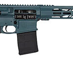 159790 Diamondback DB1018C251 DB10 308 Win 16" 20+1, Jesse James Civil Defense Blue Rec/15" M-Lok Handguard, OEM Carbon Lower, Magpul Carbine Stock & K Grip, A2 Flash Hider