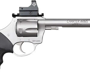 Charter Arms Target Mastiff .44 S&W Special 6-inch stainless revolver with Sightmark micro optic and black rubber grip