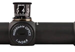 160048 Huskemaw Optics 1016HO Tactical Hunter Black 1-6x24mm 30mm Tube, Illuminated HuntSmart Reticle