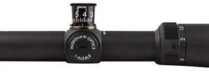 Huskemaw Optics 1016HO Tactical Hunter Black 1-6x24mm 30mm Tube, Illuminated HuntSmart Reticle