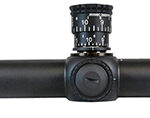 160049 Huskemaw Optics 10520TAC Tactical Hunter Black 5-20x50mm 34mm Tube, Illuminated HuntSmart Reticle