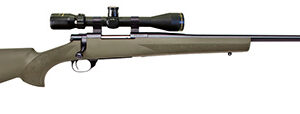 Howa M1500 GamePro Gen2 rifle with 24 inch threaded barrel and Hogue overmolded stock