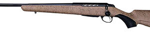 Tikka T3x Lite 6.5 Creedmoor left-hand rifle Roughtech tan 24.3 inch barrel