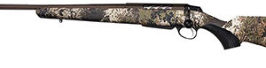 Tikka JRTXVW482 T3x Lite 6.5 Creedmoor 3+1 24.30" Fluted/Threaded, Midnight Bronze Cerakote Barrel/Rec, Veil Wideland Synthetic Stock, Interchangeable Grip, Muzzle Brake Left Hand
