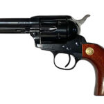 160546 Cimarron MP400B1402 Pistoleer 357 Mag 6 Shot, 4.75" Blued Rifled Steel Barrel, Cylinder, Backstrap & Frame, Walnut Grip