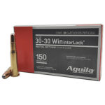 161535 Aguila 80801AG 30-30 Win 150 gr InterLock Boat Tail Soft Point 20 Per Box/ 10 Case