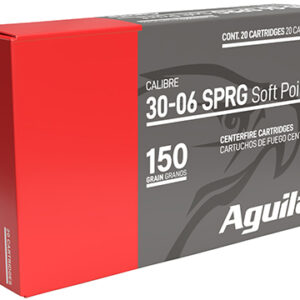 Aguila 8108AG   30-06 Springfield 150 gr Soft Point InterLock Boat Tail Soft Point 20 Per Box/ 10 Case