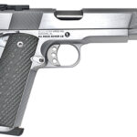 161663 Rock River Arms PS2400 PS2400 Limited Match 45 ACP 7+1, 5" Stainless National Match Barrel, Brushed Chrome Serrated Steel Slide & Frame w/Beavertail, Black G10 Grip, Ambidextrous