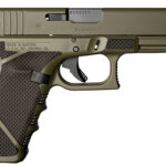 161754 Weapon Works G22 Gen3 Full Size Frame 40 S&W 15+1 4.49" Black Steel Barrel, OD Green Serrated Steel Slide, OD Green w/Diamond Stippling Polymer Frame w/Picatinny Rail, Ambidextrous