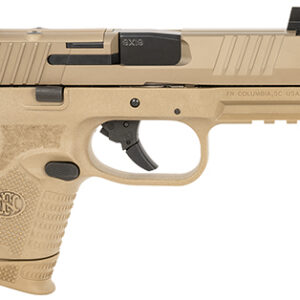 FN 66101795 509C  Compact Frame 9mm Luger 10+1 Black Flat Dark Earth PVD Flat Dark Earth