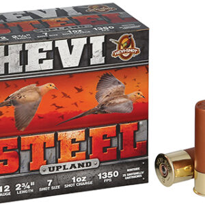 HEVI-Shot HS61227  Upland 12 Gauge 2.75" 1 oz 7 Shot 25 Per Box/ 10 Case