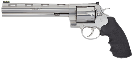Colt Anaconda Target .44 Magnum 8 inch stainless revolver with Hogue rubber grip