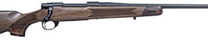 Howa M1500 Super Deluxe 308 Win rifle with 22 inch threaded barrel and walnut stock, blued finish