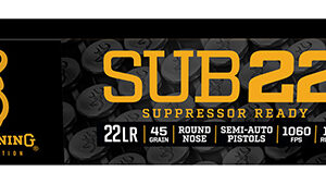 BRNA B194122102 22LRSB 22BLK LRN SBSNC 45GR 100/20