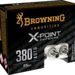 163458 Browning Ammo B191703802 X-Point 380 ACP 95 gr 20 Per Box/ 10 Case