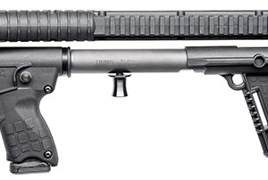 KelTec SUB2000 Gen 3 9mm Luger folding carbine in black, Glock magazine compatible