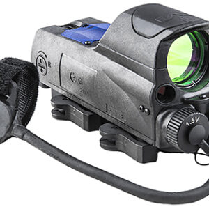 Meprolight USA 0687753 MOR PRO  Black 1x30mm 4.3 MOA Amber Dot/ Bullseye Illuminated Reticle Red/IR Laser