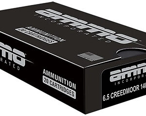 Ammo Inc 65CM140BTHPA20 Match  6.5 Creedmoor 140 gr Boat Tail Hollow Point 20 Per Box/ 10 Case