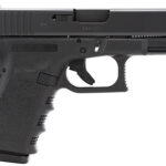 16509 Glock PI3850201 G38 Gen3 Compact 45 GAP 4.02" Barrel 8+1, Black Frame & Slide, Finger Grooved Rough Texture Grip, Safe Action Trigger