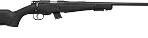 Escort HE22LR1802BK .22 LR bolt-action rifle 18in threaded barrel black synthetic stock