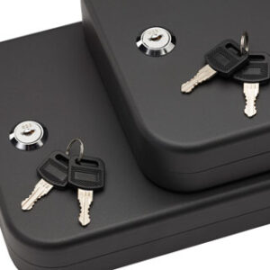 SnapSafe 75221 Lock Box  2XL Key Entry Black Steel 11.50" L x 8.50" W x 2.50" D 2pk