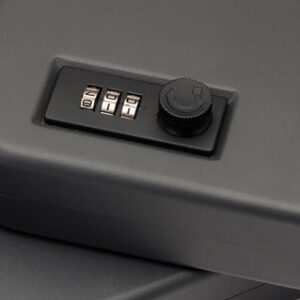 SnapSafe 75240 Lock Box  XL Combination/Key Entry Black Steel 10" W x 7" H x 2" D