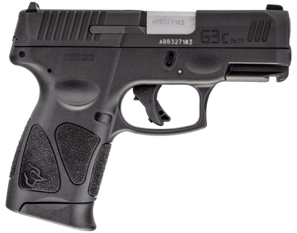 1g3c93120d3 1 scaled TAURUS G3C 9MM BK/BK 3.2" 10+1 2 MAGS