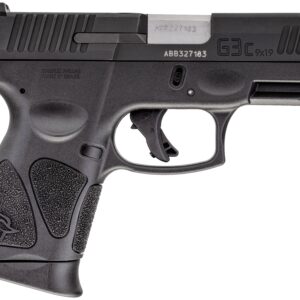 Taurus G3C 9mm Luger compact pistol in black with two magazines