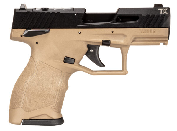 1tx22131fr1463 1 TAURUS TX22C 22LR BK/FDE 3.5" 10+1 TS