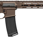 22671 Daniel Defense 0212802338047 DDM4 V7 5.56x45mm NATO 30+1 16" Threaded Barrel w/Flash Suppressor, Mil-Spec Brown Cerakote, 6 Position Stock w/SoftTouch Overmolding