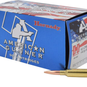 Hornady 81482 American Gunner  6.5 Creedmoor 140 gr Hollow Point Boat Tail 50 Per Box/ 10 Case
