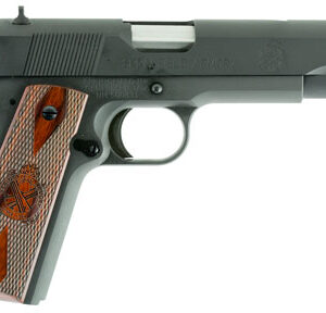Springfield Armory PB9108LCA 1911 Mil-Spec *CA Compliant 45 ACP 5" 7+1 Black Parkerized Frame Black Parkerized Carbon Steel with Rear Serrations Slide Crossed Cannon Cocobolo Grip