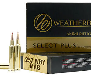 Weatherby B257100TTSX Select Plus  257 Wthby Mag 100 gr Barnes Tipped TSX Lead Free 20 Per Box/ 10 Case