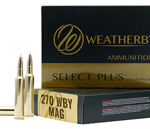 Weatherby B270130TTSX Select Plus  270 Wthby Mag 130 gr Barnes Tipped TSX Lead Free 20 Per Box/ 10 Case
