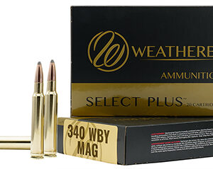 Weatherby B340225TTSX Select Plus  340 Wthby Mag 225 gr Barnes Tipped TSX Lead Free 20 Per Box/ 10 Case