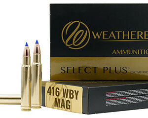 Weatherby B416350TTSX Select Plus  416 Wthby Mag 350 gr Barnes Tipped TSX Lead Free 20 Per Box/ 10 Case