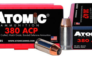 Atomic Ammunition 00414 Pistol Precision Craft 380 ACP 90 gr Hollow Point 50 Per Box/ 10 Case