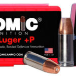 26080 Atomic Ammunition 00409 Pistol Precision Craft 9mm Luger +P 124 gr Bonded Match Hollow Point 50 Per Box/ 10 Case