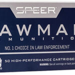 26729 Speer 53824 Lawman Training Clean-Fire 9mm Luger 124 gr Total Metal Jacket Round Nose 50 Per Box/ 20 Case