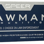 26914 Speer 53885 Lawman Training Clean-Fire 45 ACP 230 gr Total Metal Jacket Round Nose 50 Per Box/ 20 Case