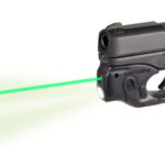 28339 LaserMax CFLC9CG Green Ruger GripSense Light/Laser LC9/LC9s/LC380/EC9s Black 100 Lumens LED White