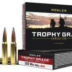 30223 Nosler 60101 Trophy Grade Long-Range 308 Win 168 gr Nosler Spitzer AccuBond Long Range 20 Per Box/ 10 Case